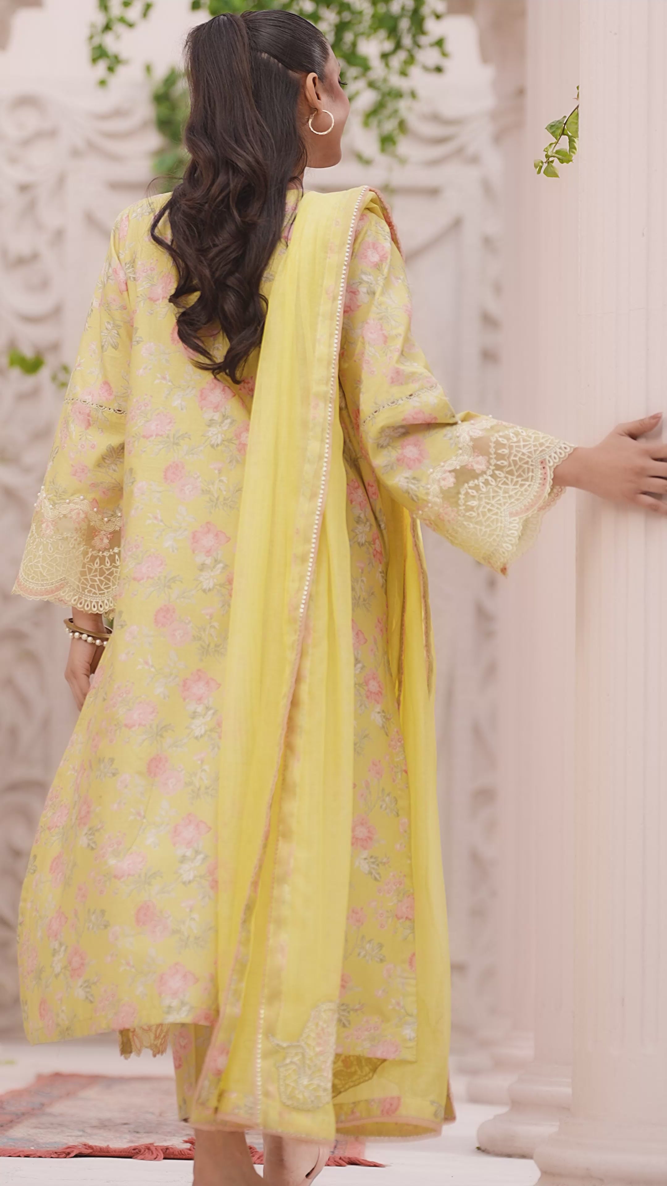Picture of Ellena - 3-PC Stitched Embroidered Suit - Available at Raja Sahib