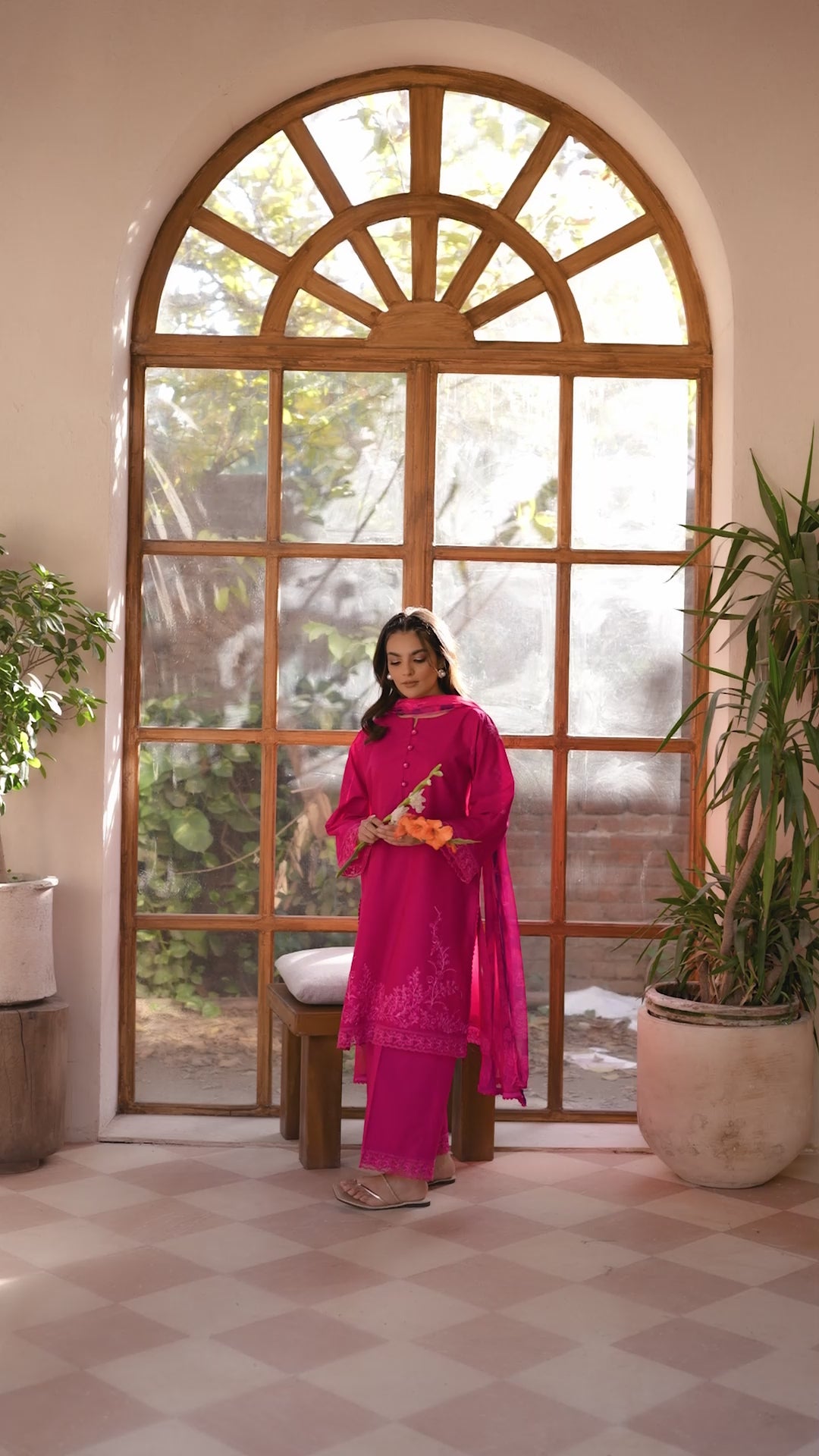 Picture of Ellena - 3-PC Stitched Embroidered Suit - Available at Raja Sahib