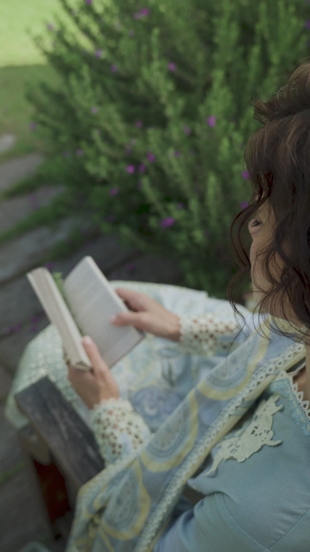 Picture of Mushq - Solace Ombre Chikankari Summer Lawn Collection - MUN SS 2501 05 Intesa - Unstitched - Available at Raja Sahib