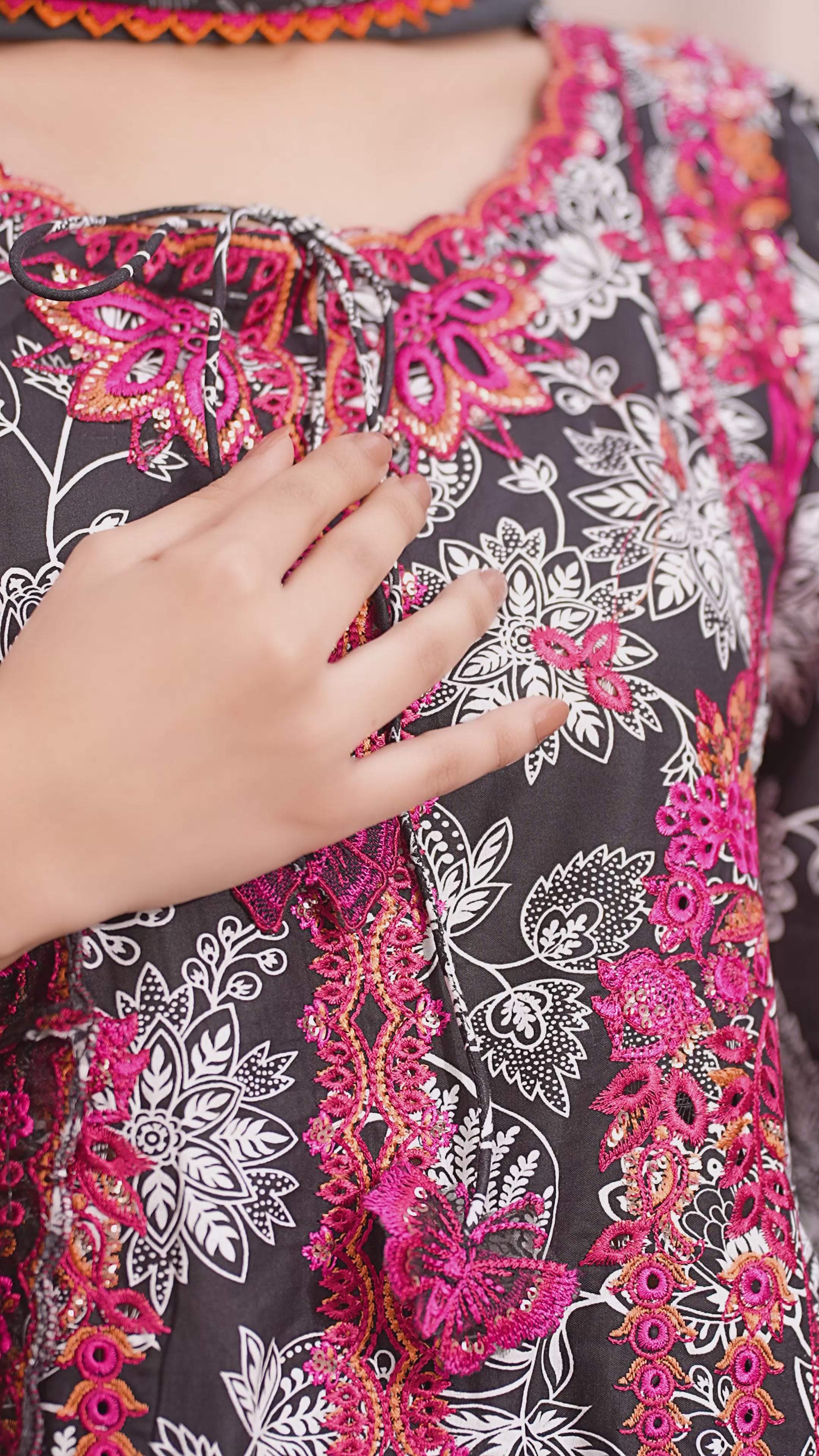 Picture of Ellena - 3-PC Stitched Embroidered Suit - Available at Raja Sahib
