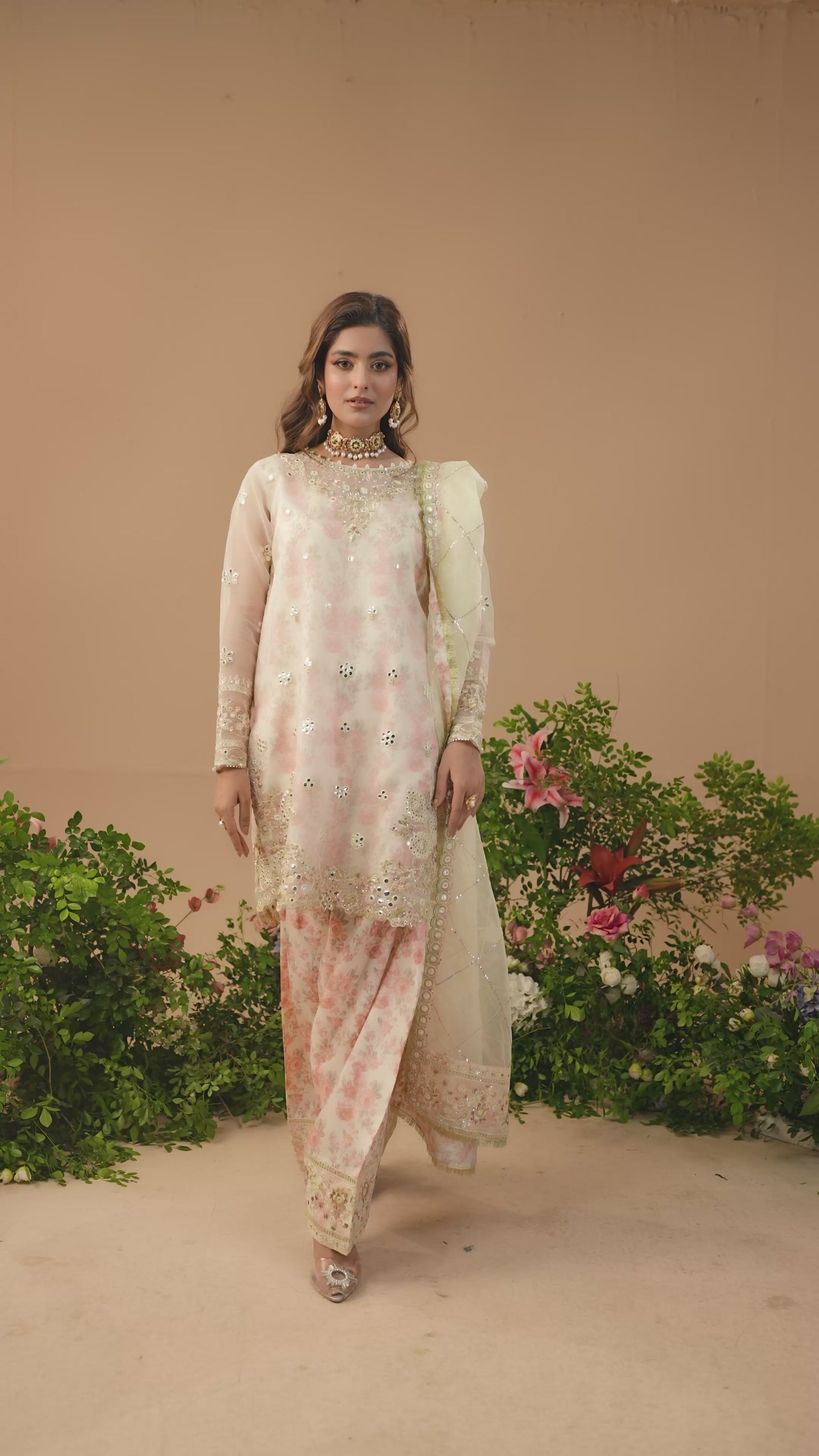 Picture of Ellena - 3-PC Stitched Embroidered Suit - Available at Raja Sahib