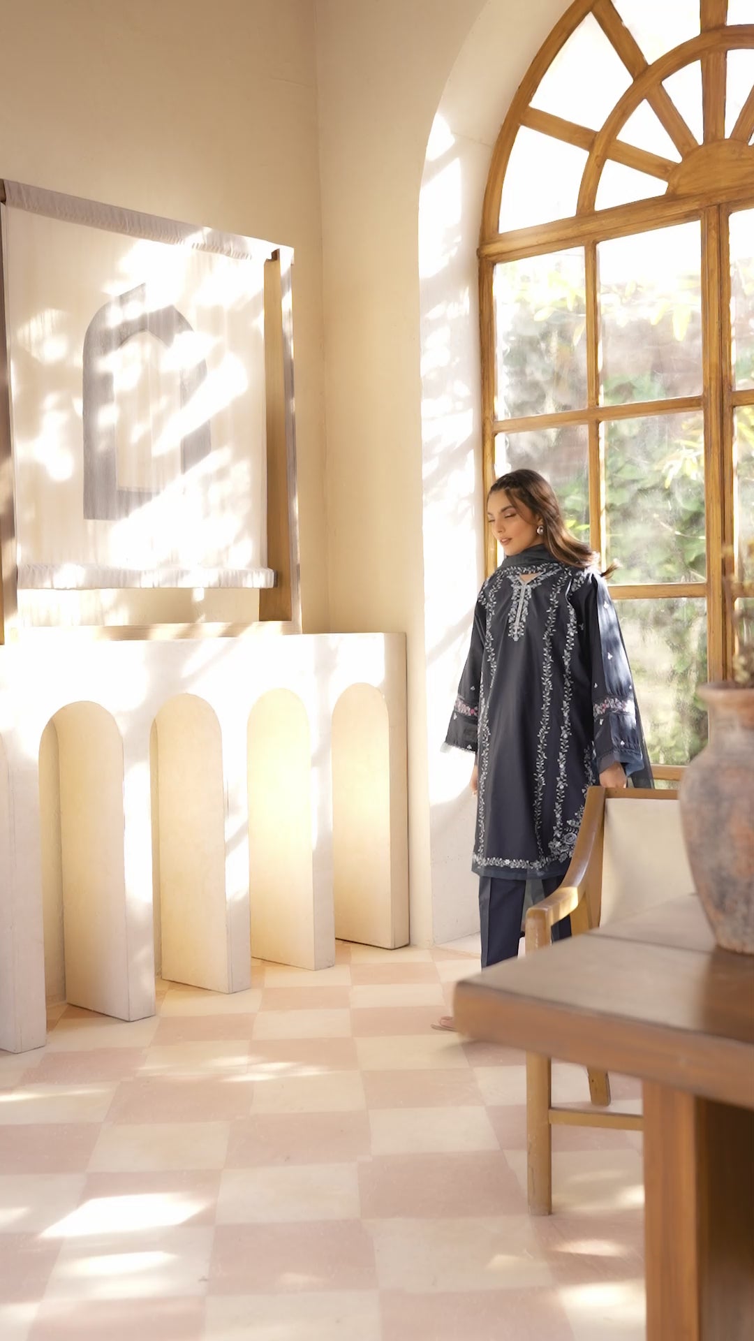 Picture of Ellena - 3-PC Stitched Embroidered Suit - Available at Raja Sahib