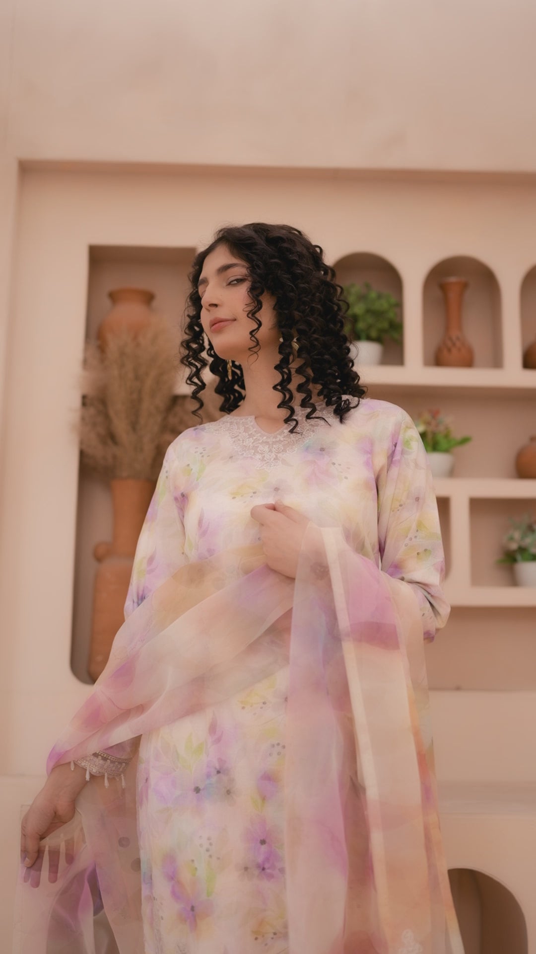 Picture of Ellena - 3-PC Stitched Embroidered Suit - Available at Raja Sahib