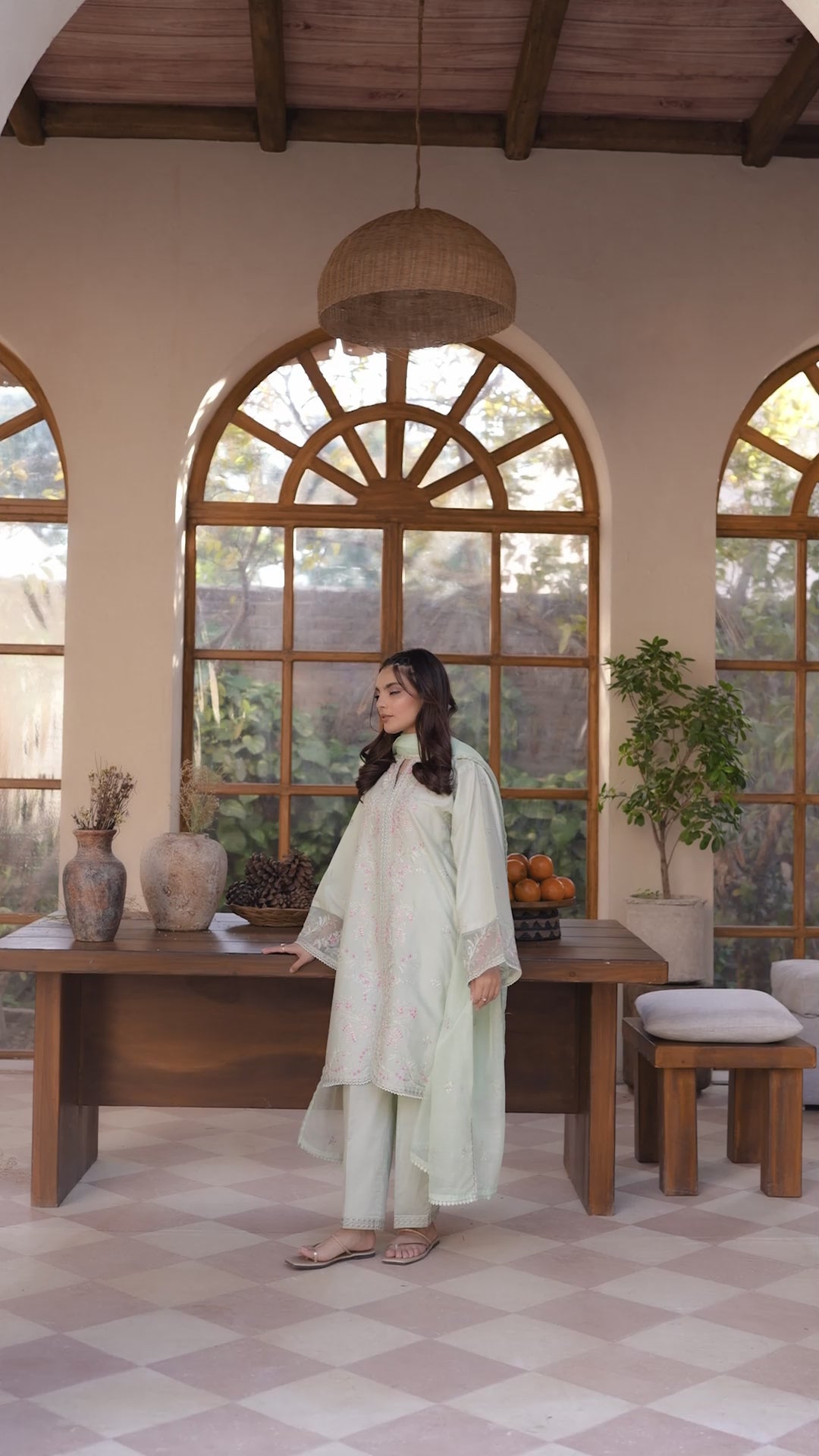 Picture of Ellena - 3-PC Stitched Embroidered Suit - Available at Raja Sahib