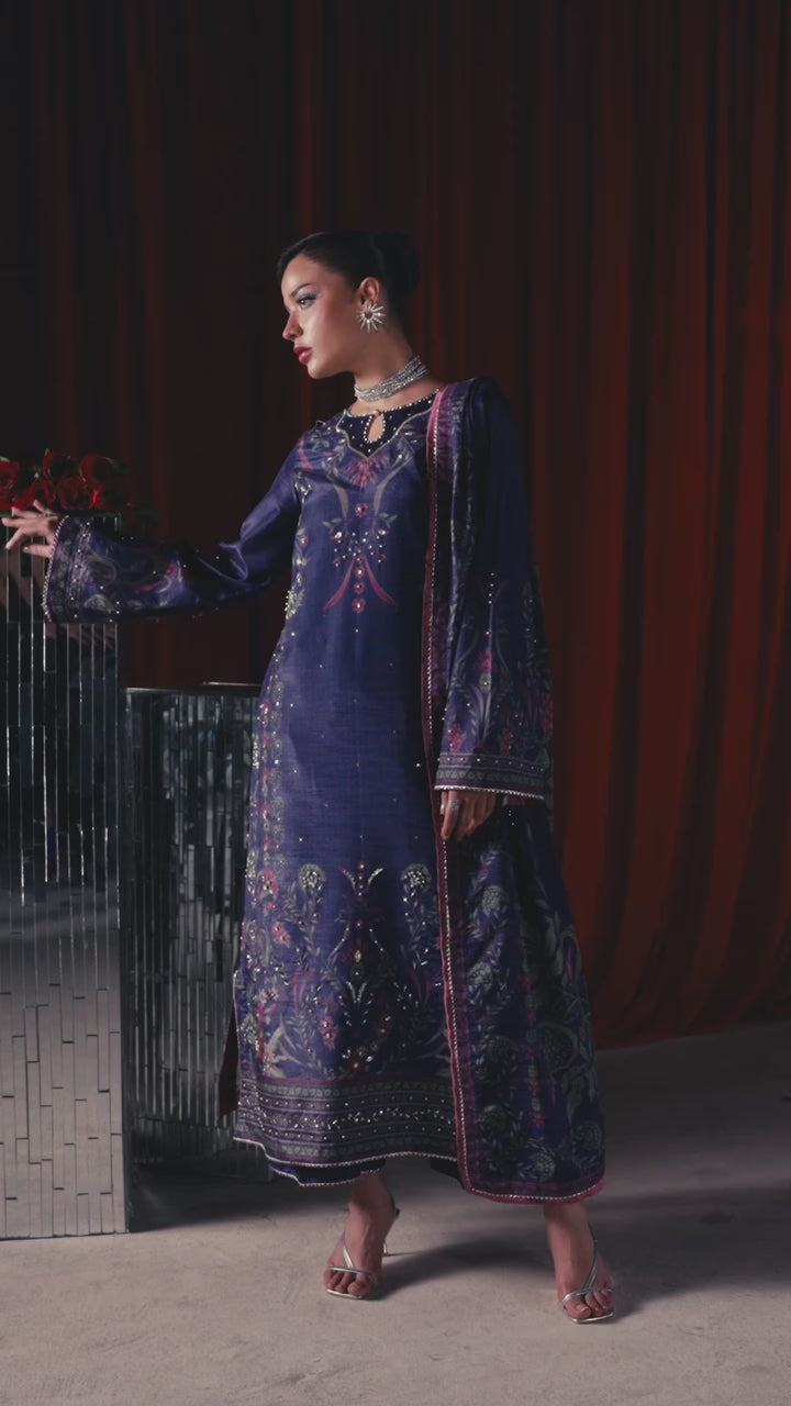 Picture of Rang Rasiya - Luxe Handmade Silk Edit - 08-Eclat - Unstitched - Available at Raja Sahib