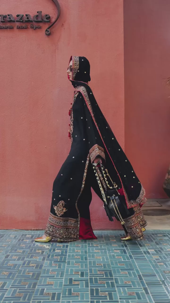 Picture of Mushq - Nuvera The Queen of Hearts - 06-Carmine Jewel - Unstitched - Available at Raja Sahib