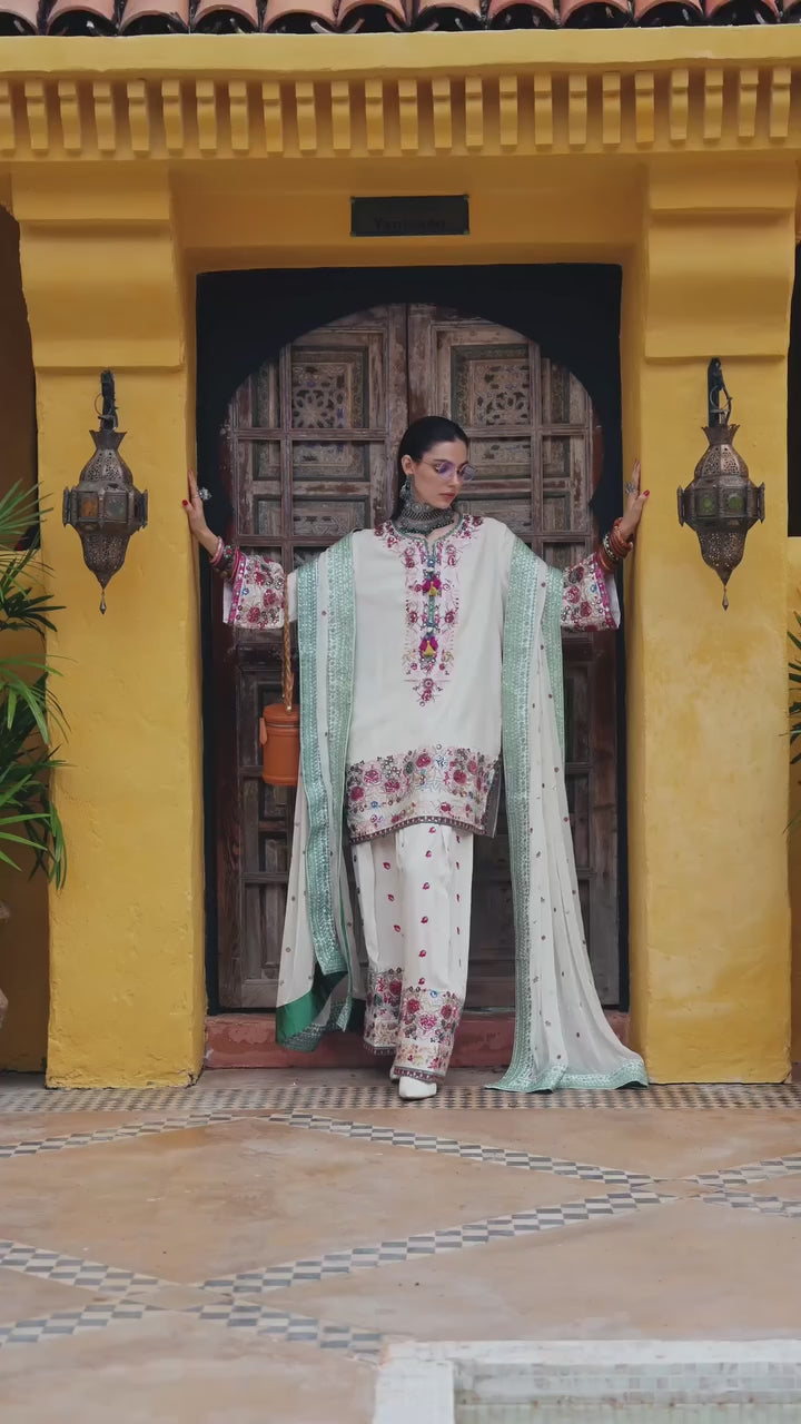 Picture of Mushq - Nuvera The Queen of Hearts - 08-Vivienne Rose - Unstitched - Available at Raja Sahib