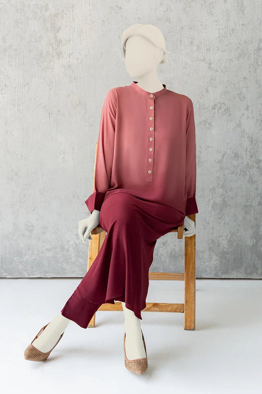 Picture of Zaira & Mahnoor - Sunset - 2 PC - Available at Raja Sahib