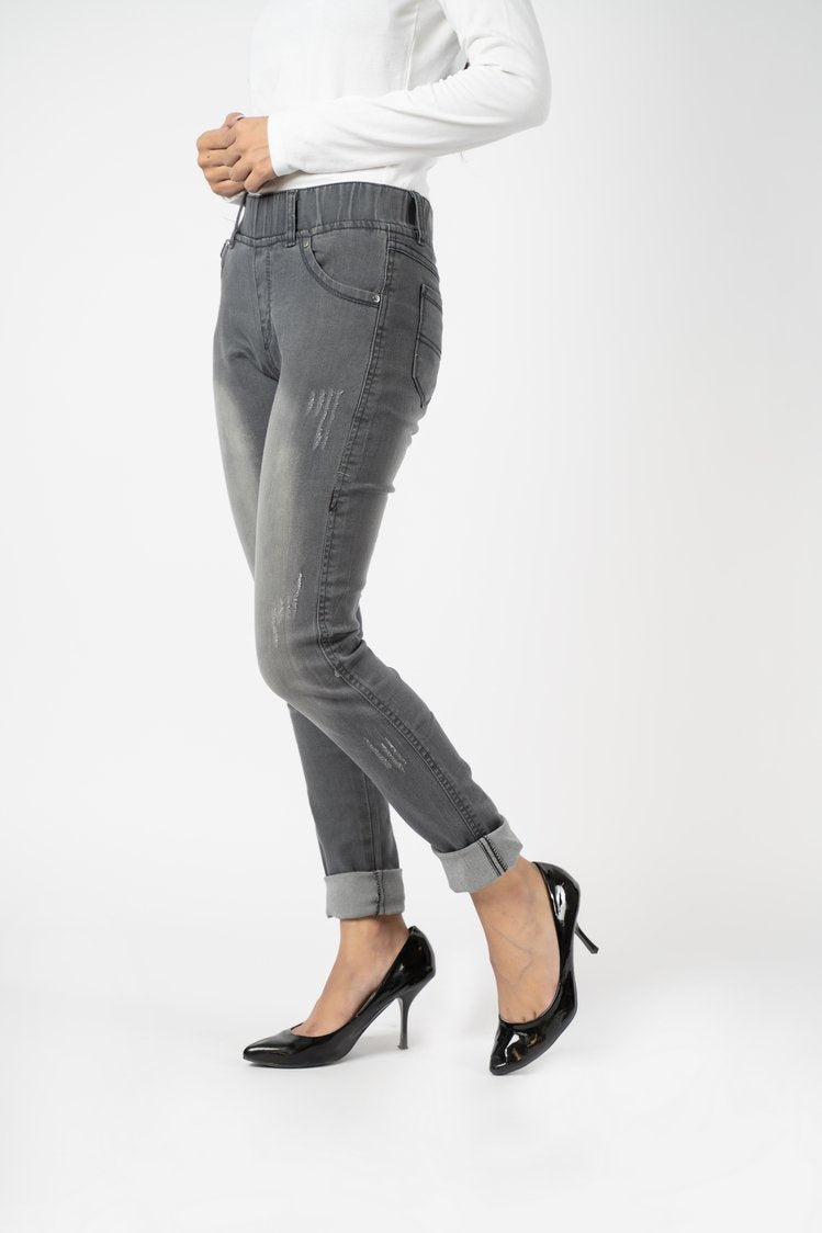Picture of Ellena - Skin Fit Jeans For Women - Available at Raja Sahib