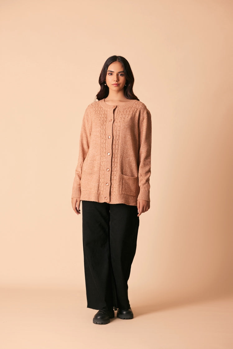 Picture of Ellena - Round Neck Pullover Sweater - Available at Raja Sahib
