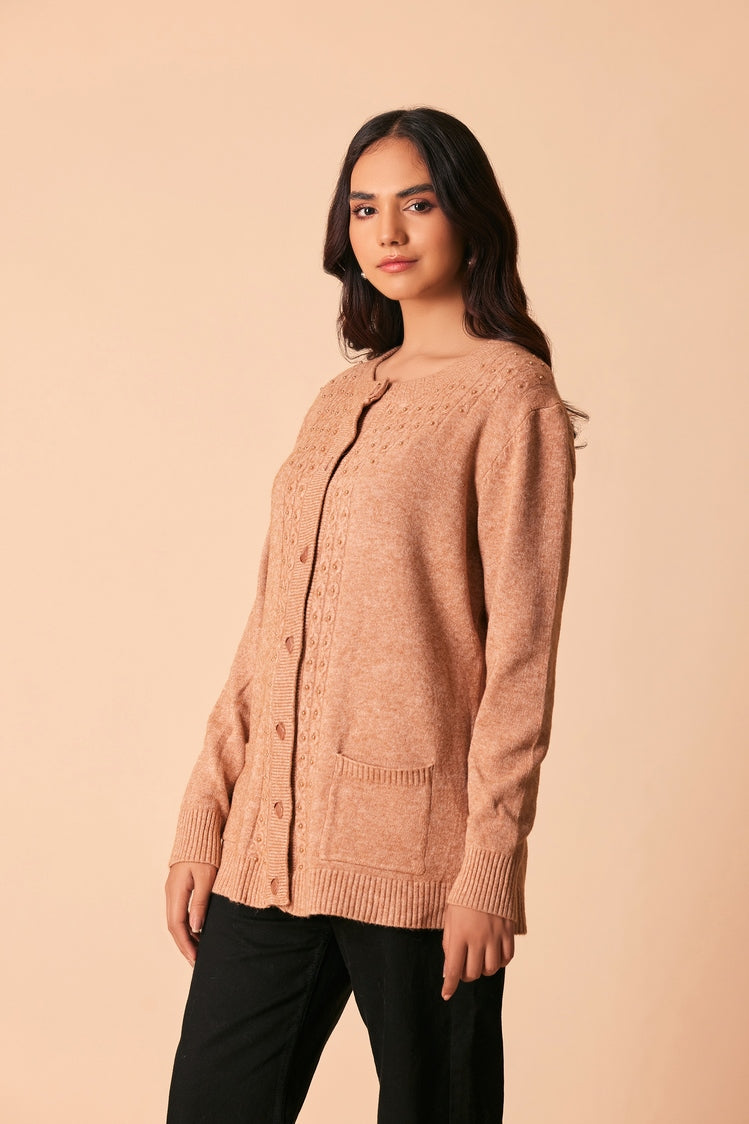 Picture of Ellena - Round Neck Pullover Sweater - Available at Raja Sahib