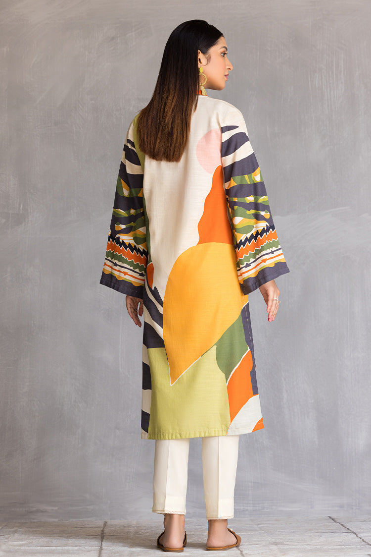 Picture of Ellena - 1-PC Stitched Khaddar Kurti - Available at Raja Sahib