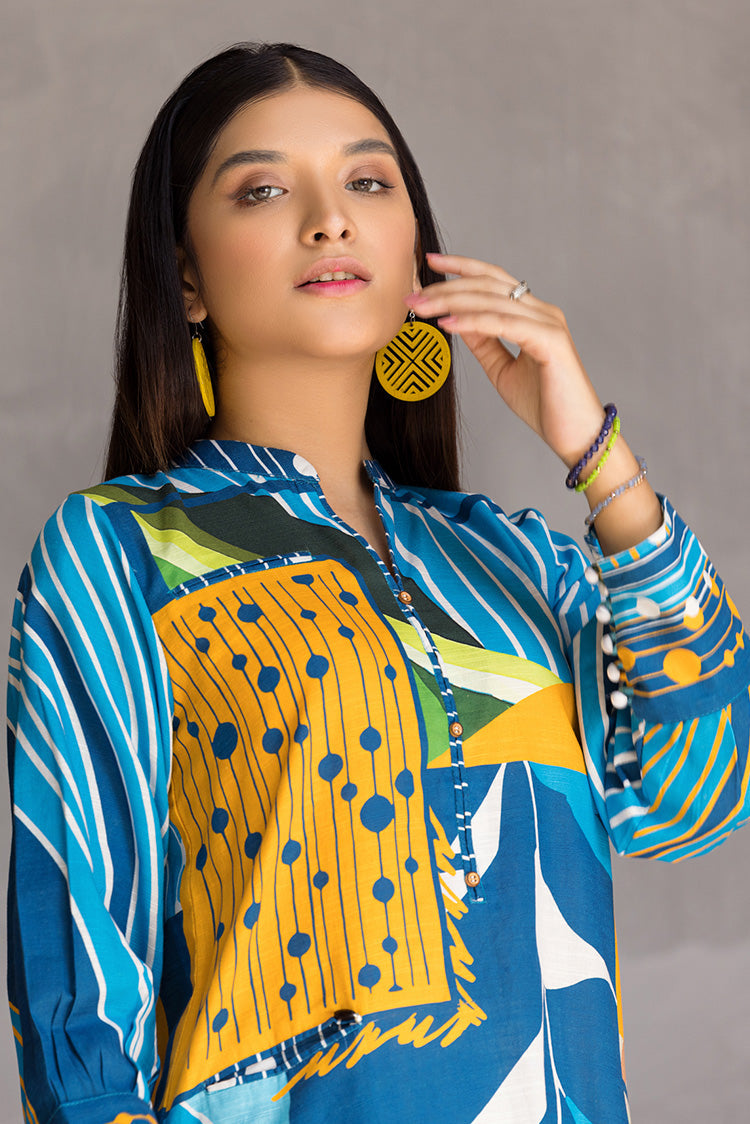 Picture of Ellena - 1-PC Stitched Khaddar Kurti - Available at Raja Sahib