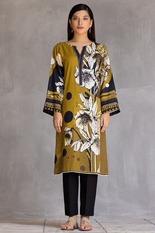 Picture of Ellena - 1-PC Stitched Khaddar Kurti - Available at Raja Sahib