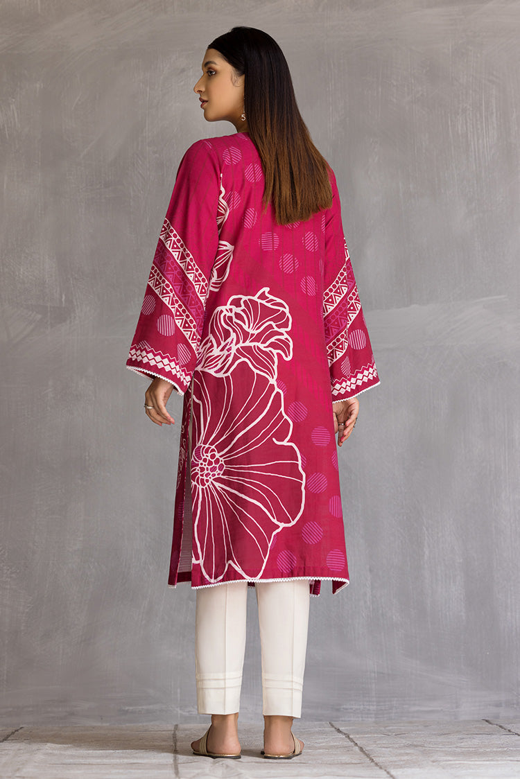Picture of Ellena - 1-PC Stitched Khaddar Kurti - Available at Raja Sahib