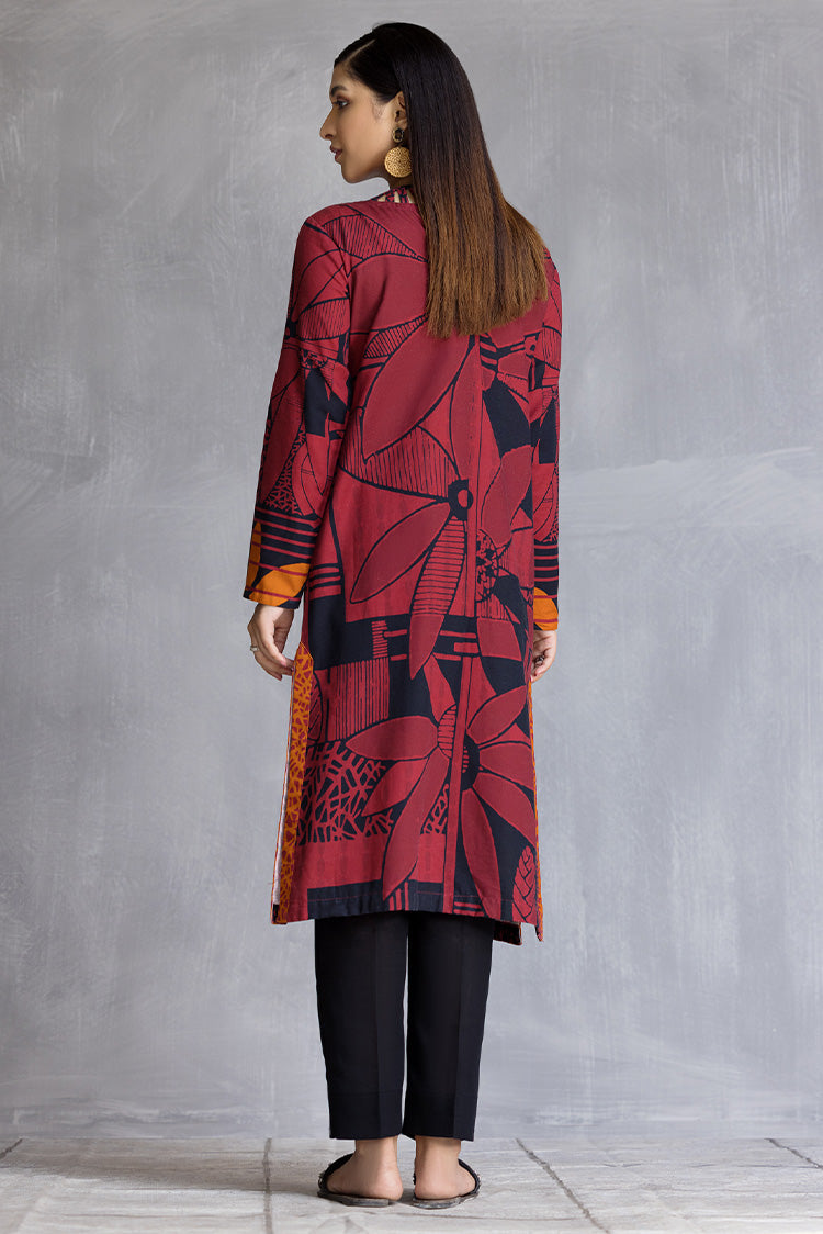 Picture of Ellena - 1-PC Stitched Khaddar Kurti - Available at Raja Sahib