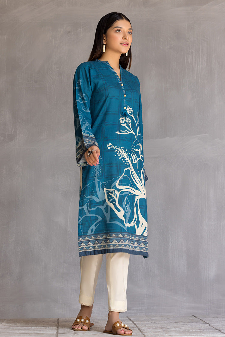 Picture of Ellena - 1-PC Stitched Khaddar Kurti - Available at Raja Sahib