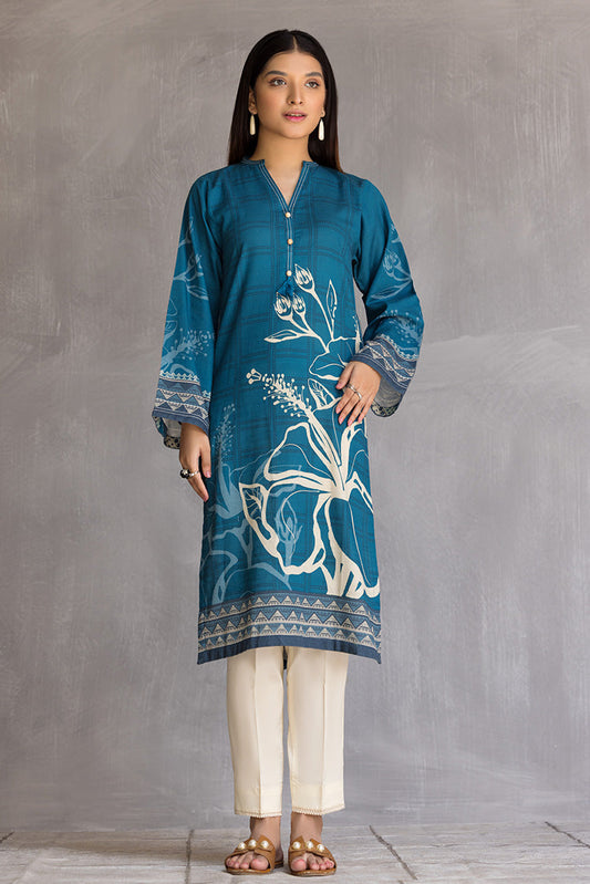Picture of Ellena - 1-PC Stitched Khaddar Kurti - Available at Raja Sahib