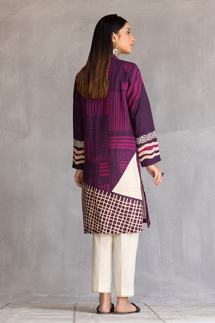 Picture of Ellena - 1-PC Stitched Khaddar Kurti - Available at Raja Sahib