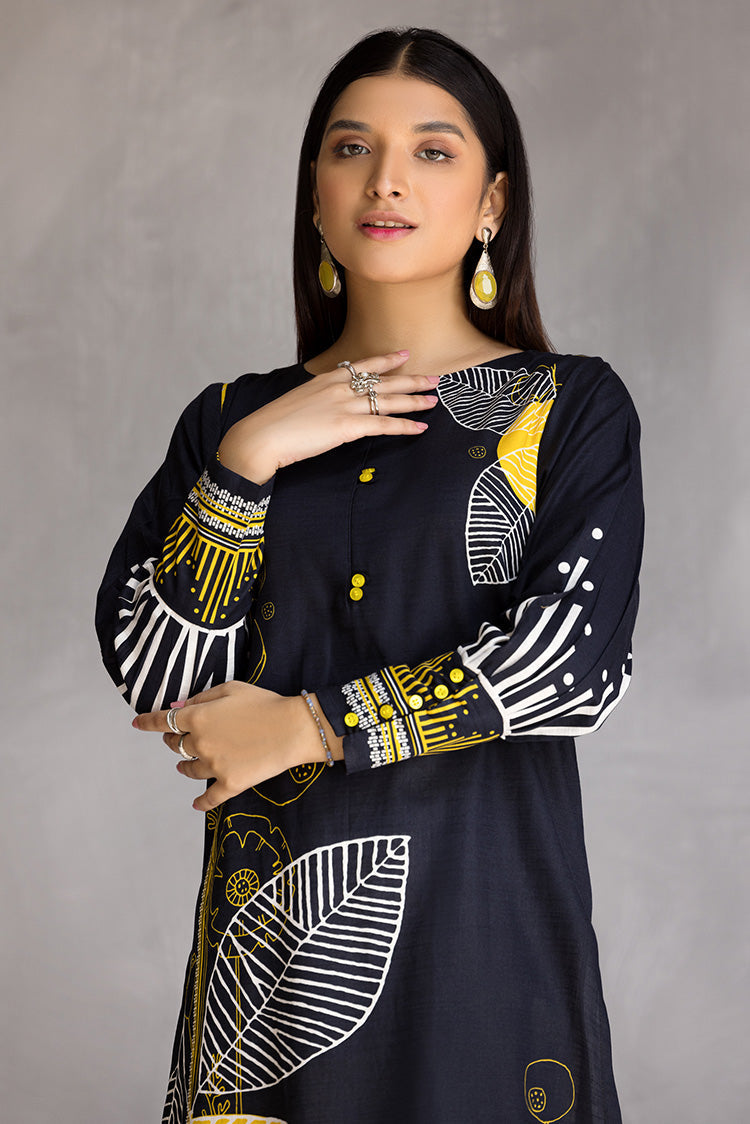 Picture of Ellena - 1-PC Stitched Khaddar Kurti - Available at Raja Sahib