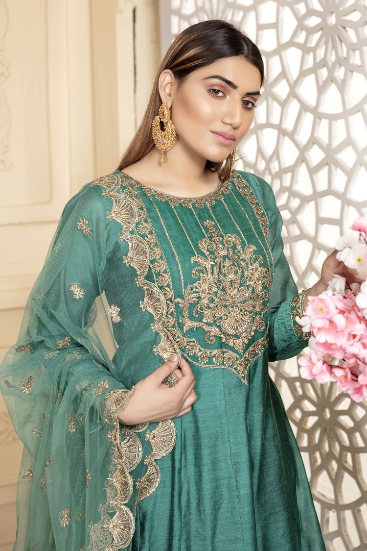 Picture of Ellena - 3-PC Stitched Paper Cotton Suit - Available at Raja Sahib