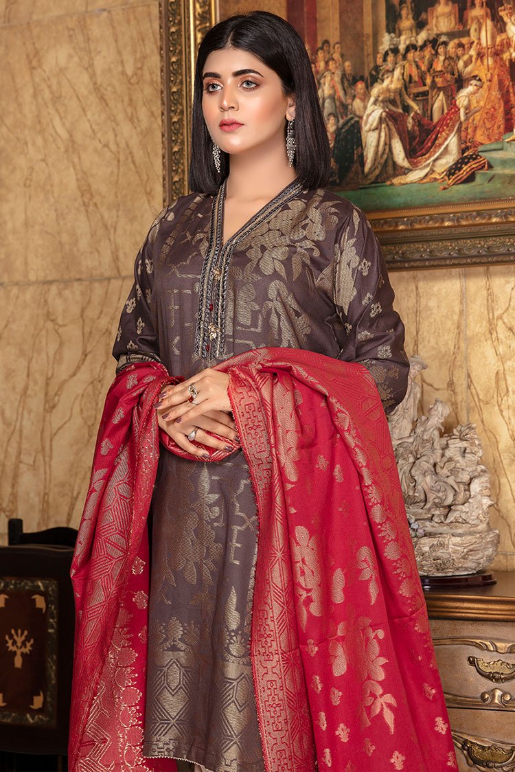 Picture of Ellena - 2-PC Stitched Jacquard Suit - Available at Raja Sahib