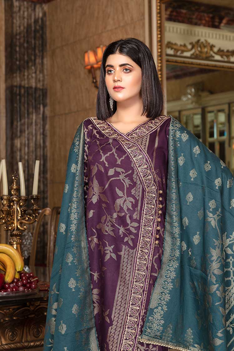 Picture of Ellena - 2-PC Stitched Jacquard Suit - Available at Raja Sahib