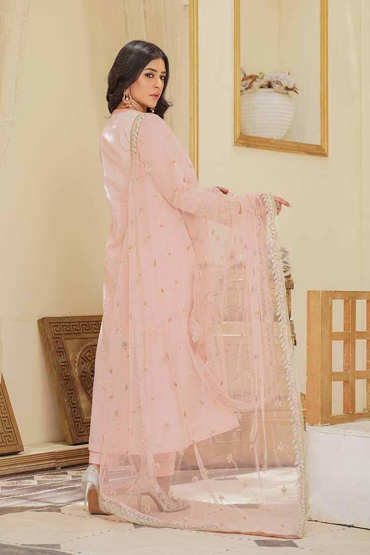 Picture of Ellena - 3-PC Stitched Paper Cotton Suit - Available at Raja Sahib
