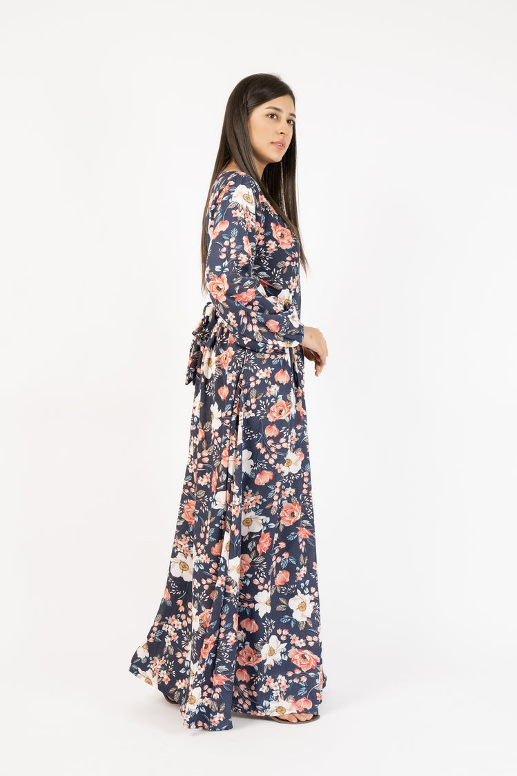 Picture of Ellena - Floral Maxi Dress - Available at Raja Sahib