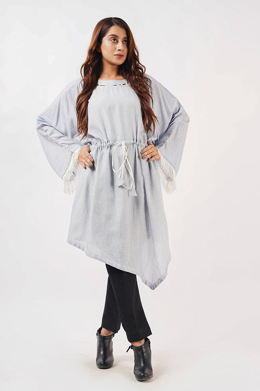 Picture of Ellena - Textured Cotton Top - Available at Raja Sahib