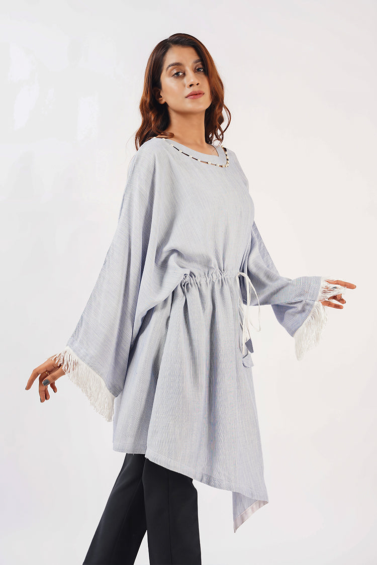 Picture of Ellena - Textured Cotton Top - Available at Raja Sahib