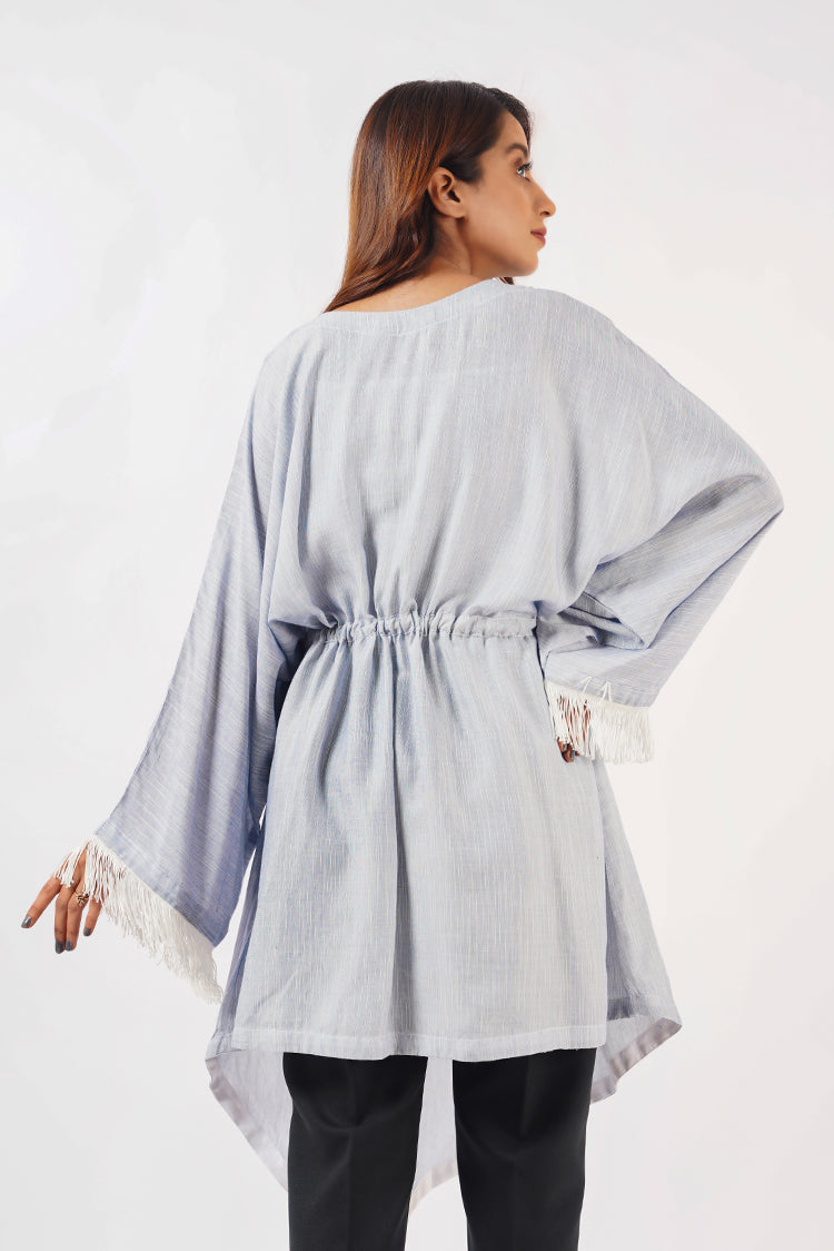 Picture of Ellena - Textured Cotton Top - Available at Raja Sahib