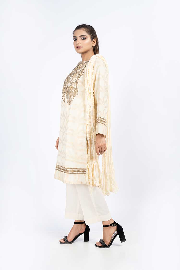 Picture of Ellena - 1-PC Stitched Jacquard Kurti - Available at Raja Sahib
