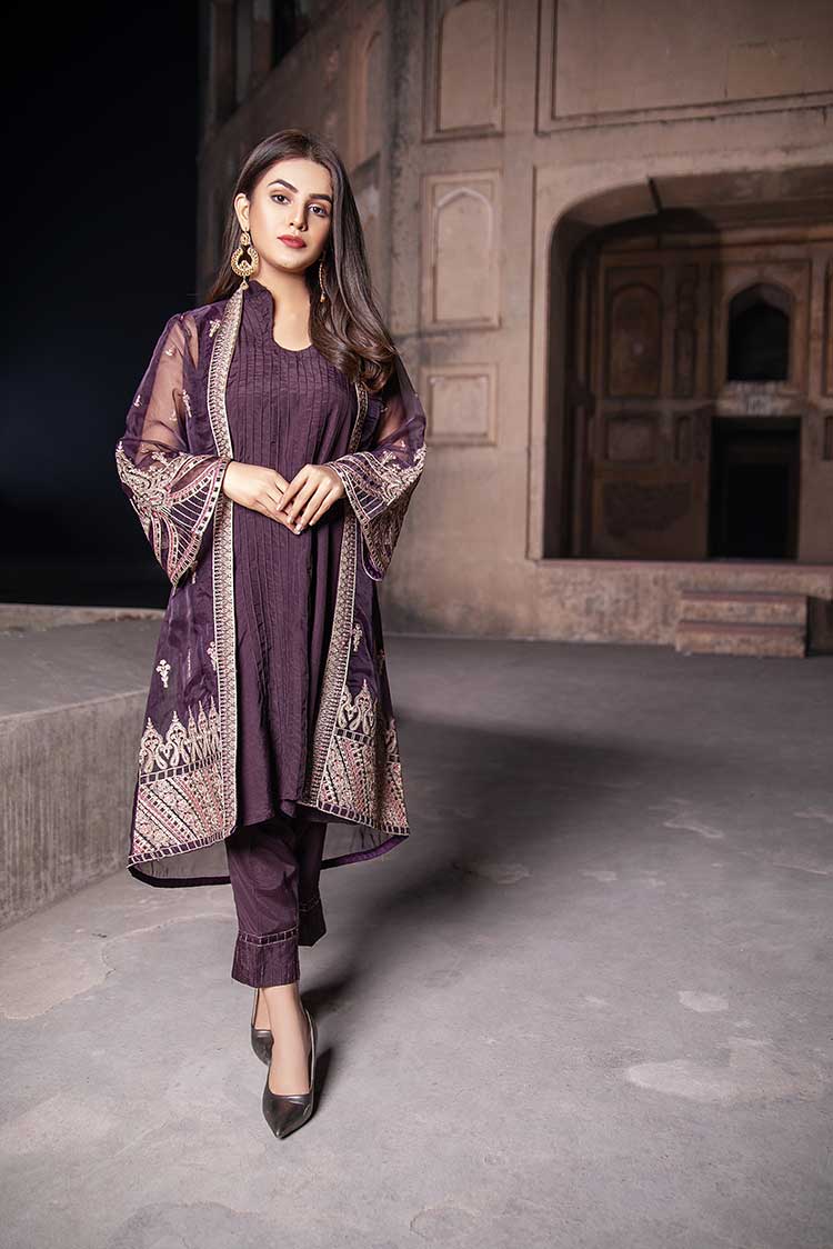 Picture of Ellena - 3-PC Stitched Organza Suit - Available at Raja Sahib
