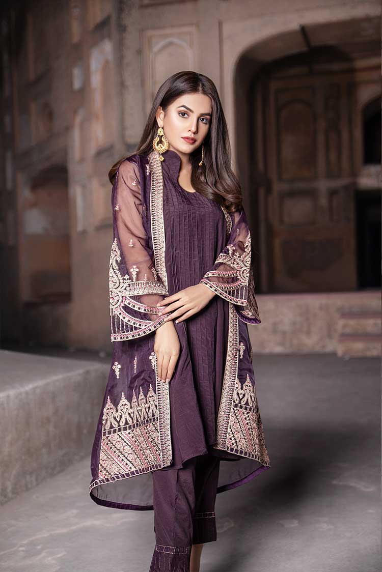 Picture of Ellena - 3-PC Stitched Organza Suit - Available at Raja Sahib