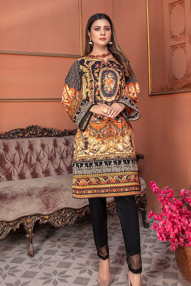Picture of Ellena - 1-PC Stitched Lawn Kurti - Available at Raja Sahib