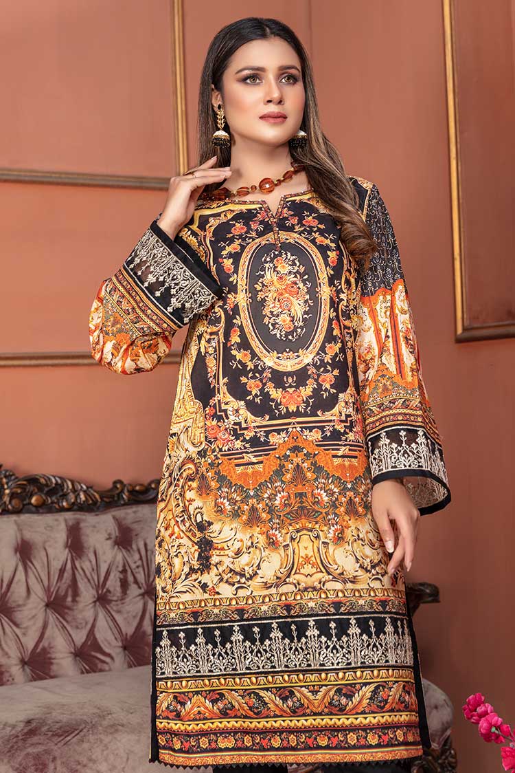 Picture of Ellena - 1-PC Stitched Lawn Kurti - Available at Raja Sahib