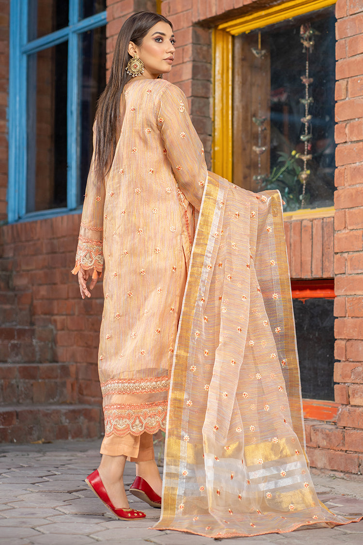 Picture of Ellena - 3-PC Stitched Organza Suit - Available at Raja Sahib