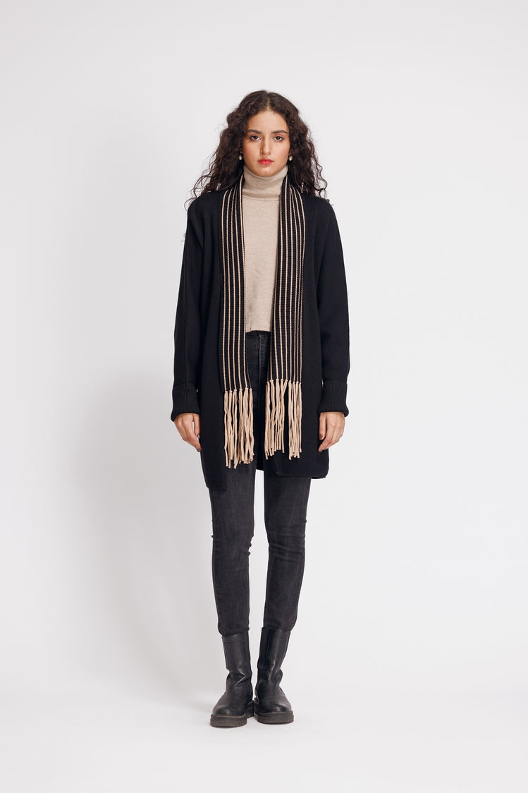 Picture of Ellena - V-Neck Cardigan Sweater - Available at Raja Sahib