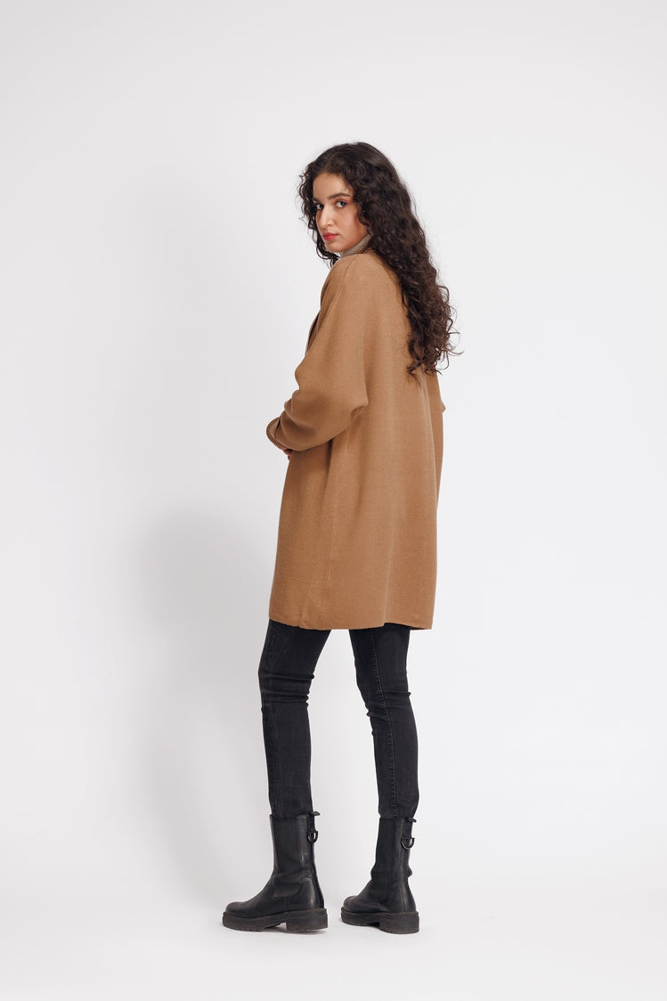 Picture of Ellena - V-Neck Cardigan Sweater - Available at Raja Sahib