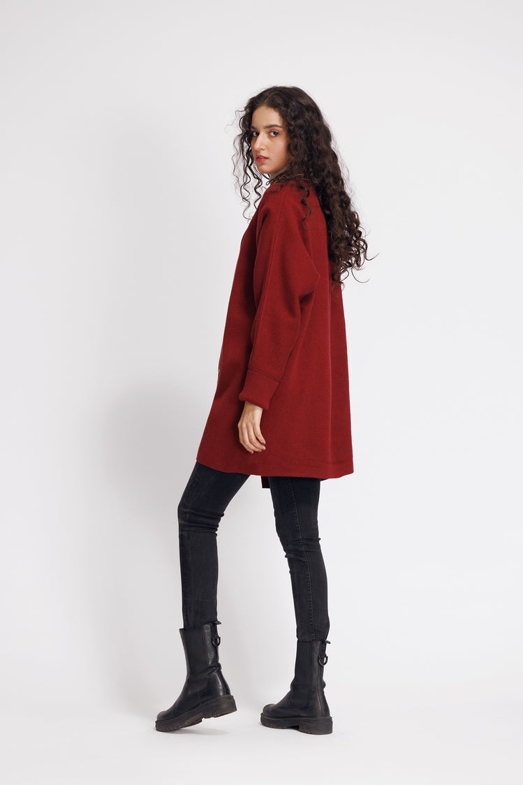 Picture of Ellena - V-Neck Cardigan Sweater - Available at Raja Sahib