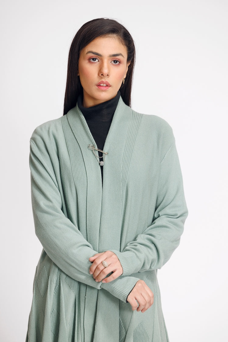 Picture of Ellena - V-Neck Cardigan Sweater - Available at Raja Sahib