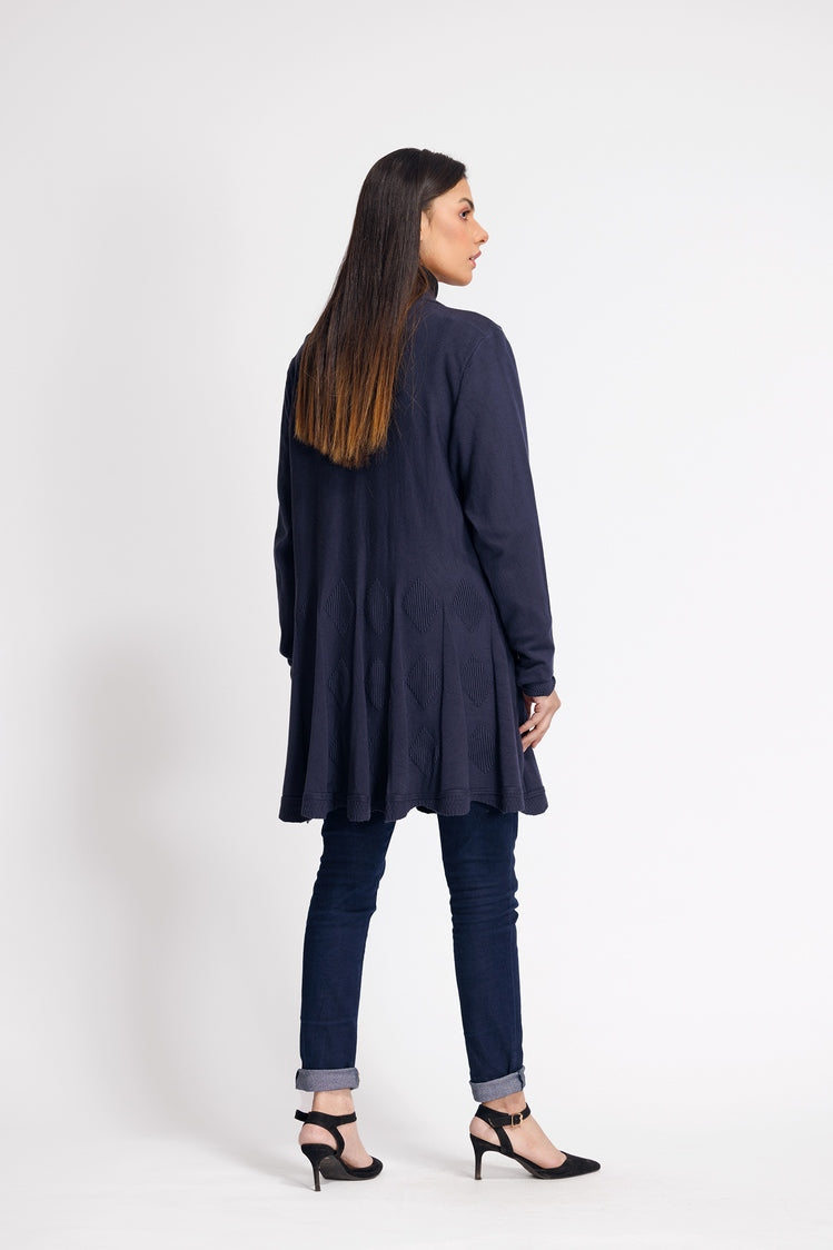 Picture of Ellena - V-Neck Cardigan Sweater - Available at Raja Sahib