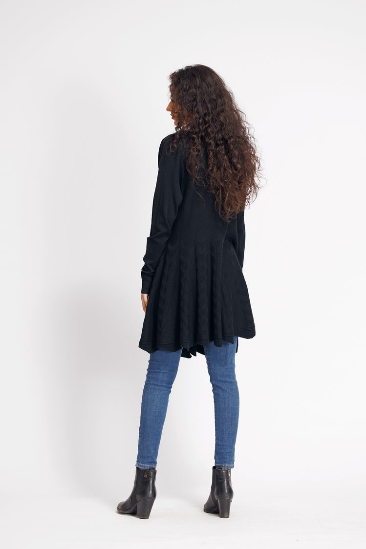 Picture of Ellena - V-Neck Cardigan Sweater - Available at Raja Sahib