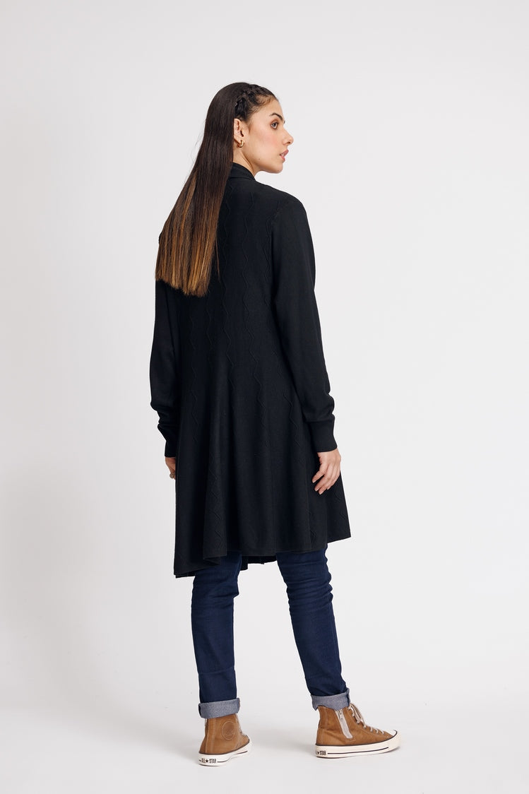 Picture of Ellena - V-Neck Cardigan Sweater - Available at Raja Sahib