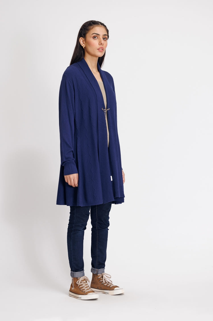 Picture of Ellena - V-Neck Cardigan Sweater - Available at Raja Sahib
