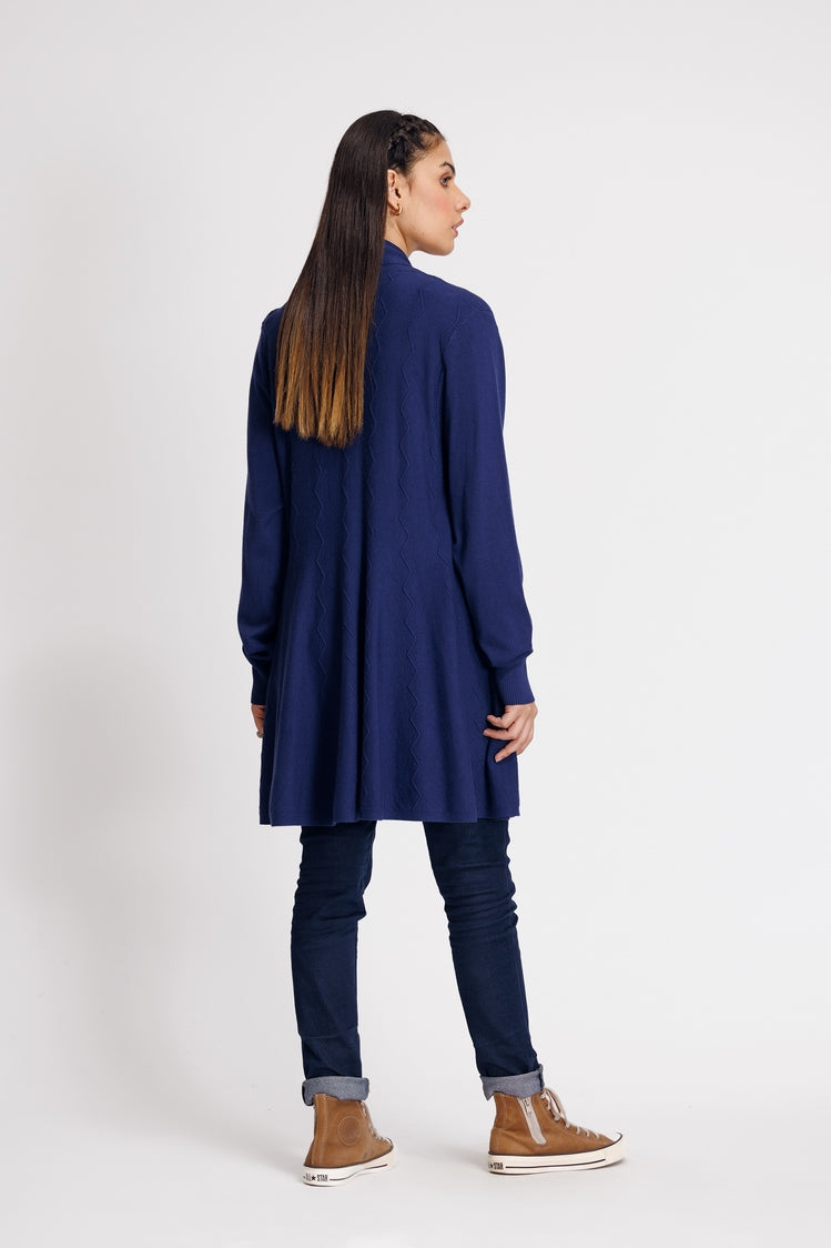 Picture of Ellena - V-Neck Cardigan Sweater - Available at Raja Sahib