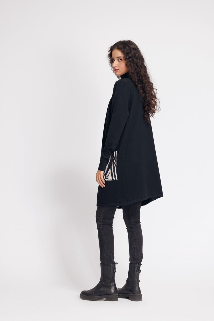 Picture of Ellena - V-Neck Cardigan Sweater - Available at Raja Sahib