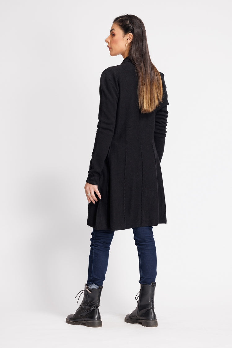 Picture of Ellena - V-Neck Cardigan Sweater - Available at Raja Sahib