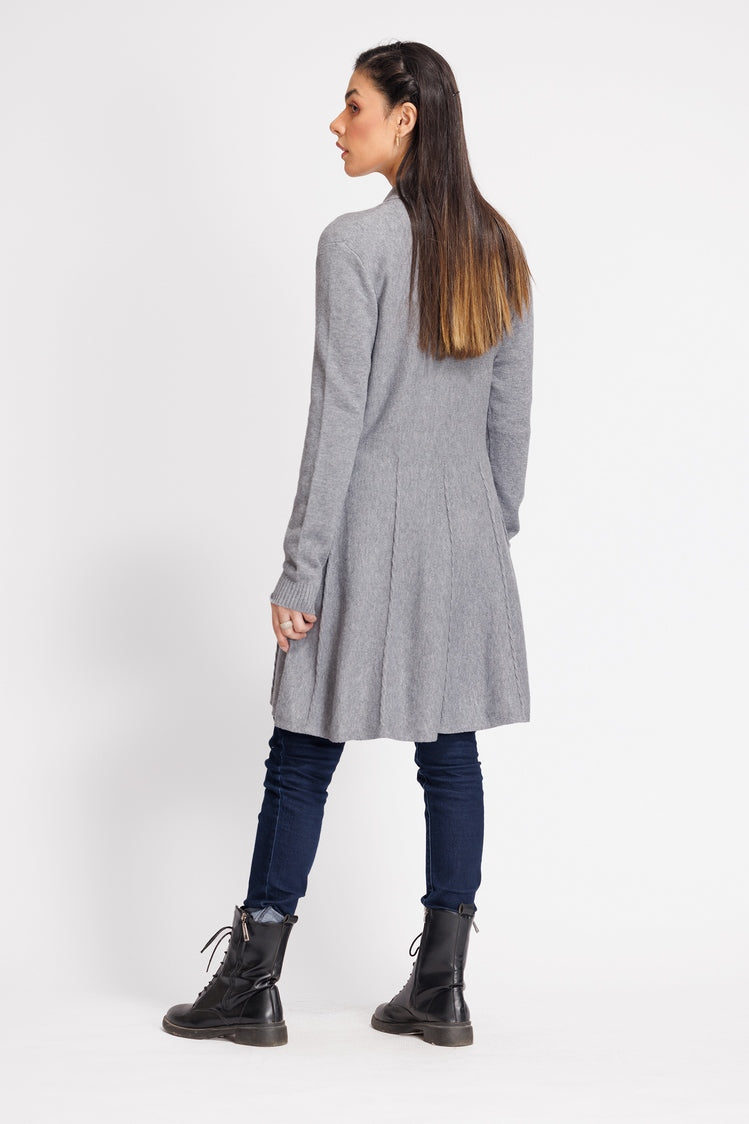 Picture of Ellena - V-Neck Cardigan Sweater - Available at Raja Sahib